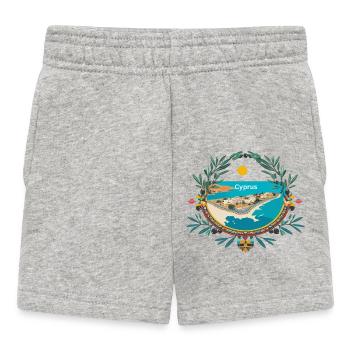 Cyprus Motives - Baby Shorts - heather grey - Front
