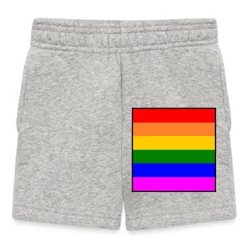 Lgbt - Baby Shorts - heather grey - Front