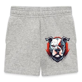 American Staffordshire Terrier - Baby Shorts - Grau meliert - Vorne