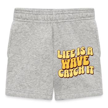 Kitesurf Kitesurfer Kiteboard - Baby Shorts - heather grey - Front