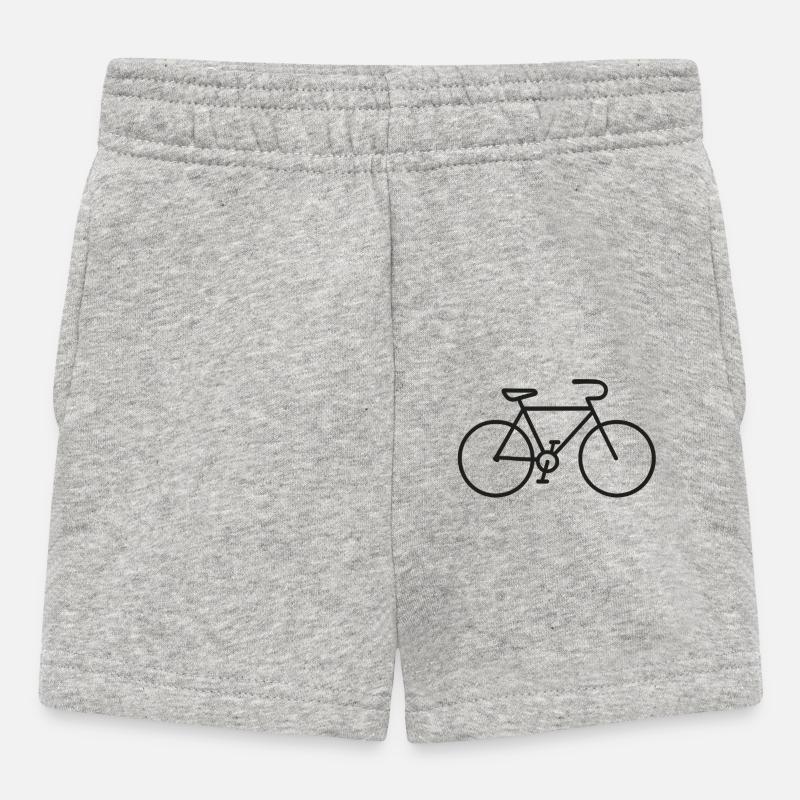 Bicycle - Baby Shorts - heather grey