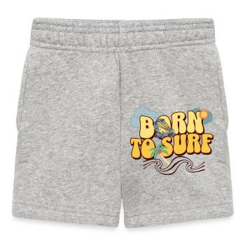 Kitesurf Kitesurfer Kiteboard - Baby Shorts - heather grey - Front