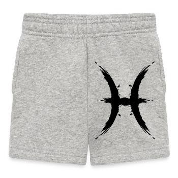 Fisch Sternzeichen Fische Design Pisces Symbol - Short Bébé - gris chiné - Devant