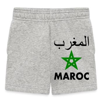 Maroc - Short Bébé - gris chiné - Devant