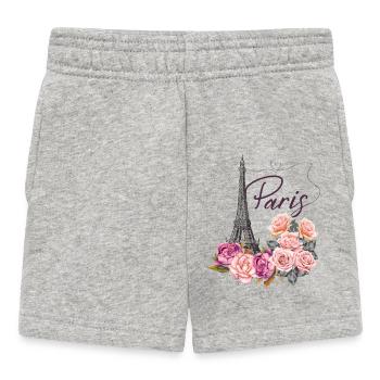 Paris - Short Bébé - gris chiné - Devant