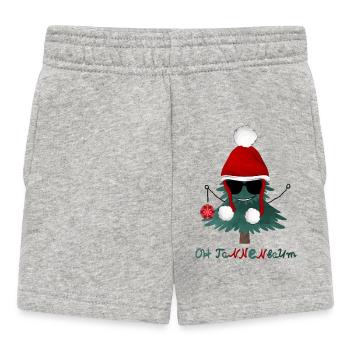 Oh arbre de Noël - Short Bébé - gris chiné - Devant