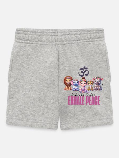 Meditation Squad - Baby Shorts - Grau meliert