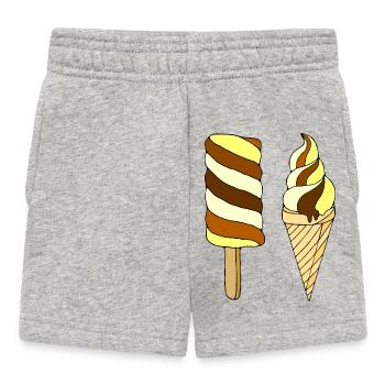 Glace - Short Bébé - gris chiné - Devant