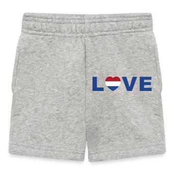 Amour Pays-Bas Cœur - Short Bébé - gris chiné - Devant