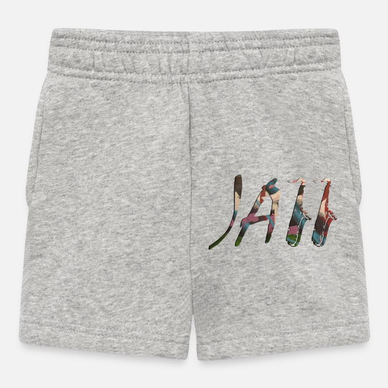 Jazz - Short Bébé - gris chiné