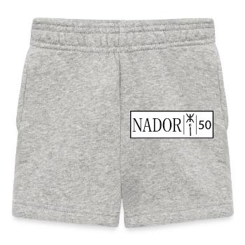 Plaque d'immatriculation Nador 50 Original - Short Bébé - gris chiné - Devant