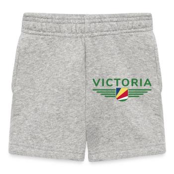 Victoria Seychelles fans: Stylish shirts - Baby Shorts - heather grey - Front