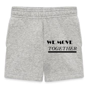 WE MOVE - Baby Shorts - heather grey - Front