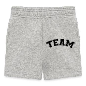 team - Baby Shorts - Grau meliert - Vorne