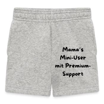 Utilisateur de maman - Short Bébé - gris chiné - Devant