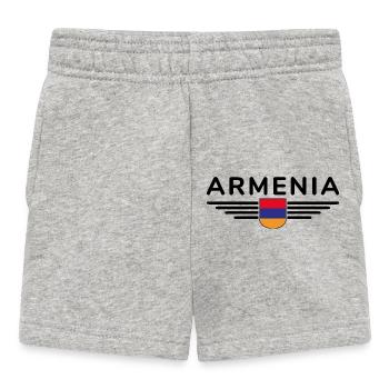 Marchandise Arménie – Expérience Culture - Short Bébé - gris chiné - Devant