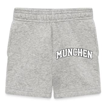 Logo München : Design collégial au style allemand - Short Bébé - gris chiné - Devant