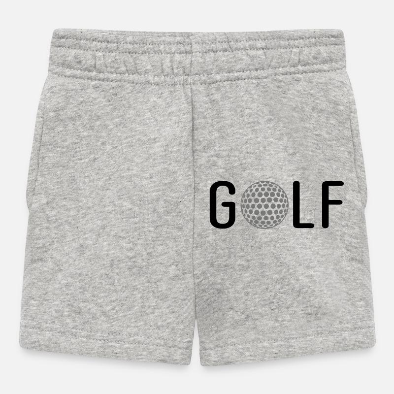 Le golf - Short Bébé - gris chiné