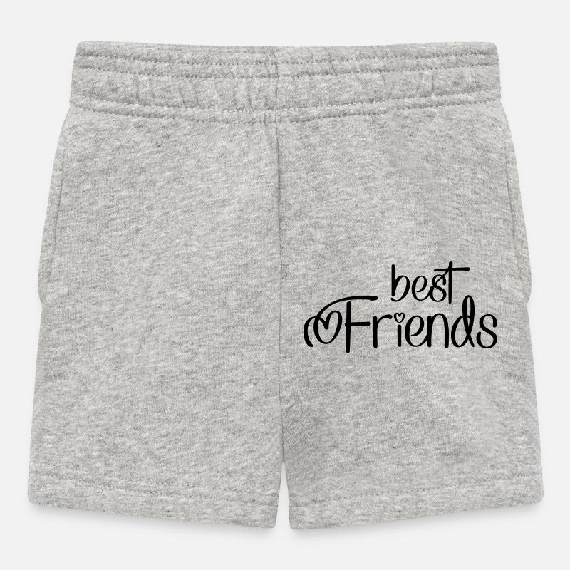 Amis - Short Bébé - gris chiné