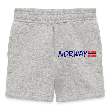 Norvège - Short Bébé - gris chiné - Devant