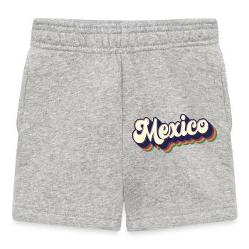 Mexique Racine Mexicaine Espagnol Hispanique Latina Latino - Short Bébé - gris chiné - Devant