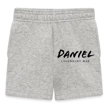 Daniel legendary man Claim | Vectorgraphic - Baby Shorts - Grau meliert - Vorne