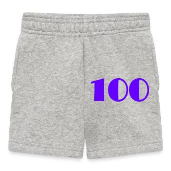 100. 100 ANS. 100e ANNIVERSAIRE. ANNIVERSAIRE - Short Bébé - gris chiné - Devant