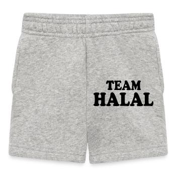 Team halal - Baby Shorts - Grau meliert - Vorne