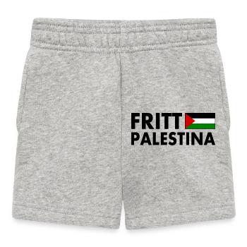 Fritt palestina - Baby Shorts - heather grey - Front