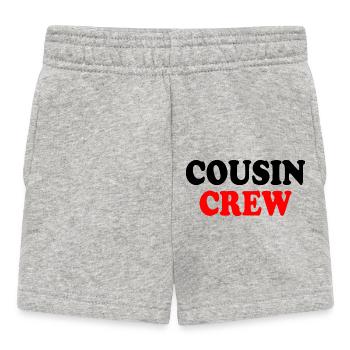 Cousin crew - Baby Shorts - Grau meliert - Vorne