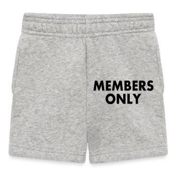 Members only - Baby Shorts - heather grey - Front