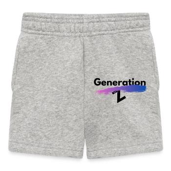 Generation Z - Baby Shorts - Grau meliert - Vorne