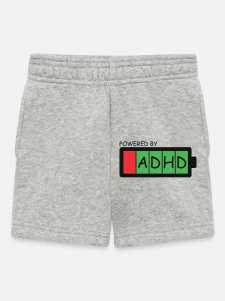 ADHS - Baby Shorts - Grau meliert