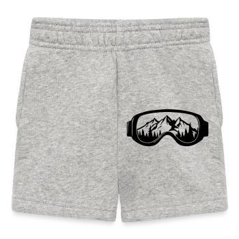 Lunettes de ski - Short Bébé - gris chiné - Devant
