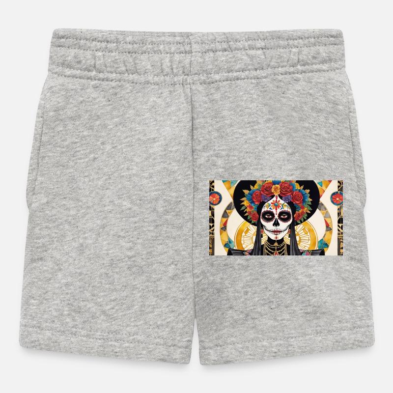 LA CATRINA DELUXE - Short Bébé - gris chiné