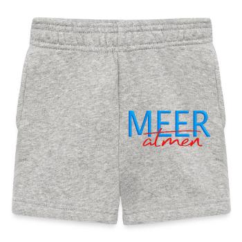 the sea - Baby Shorts - heather grey - Front