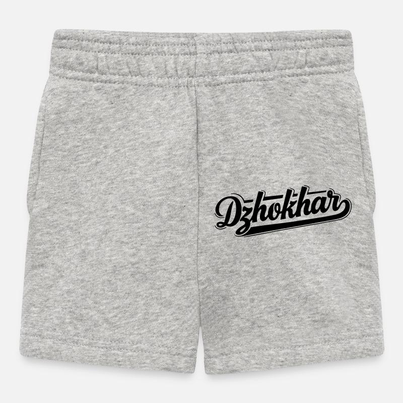 Dzhokhar Dudaev - Baby Shorts - heather grey