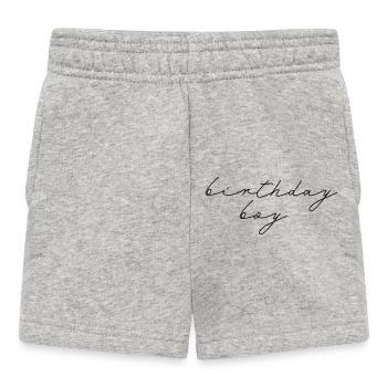 Birthday Boy - Baby Shorts - Grau meliert - Vorne