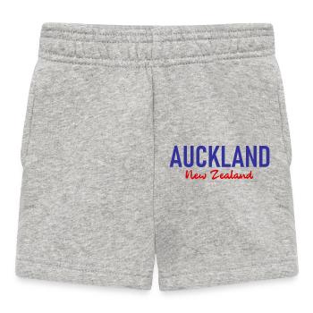 Auckland - New Zealand- Aotearoa - Maori - Kiwi - Baby Shorts - Grau meliert - Vorne