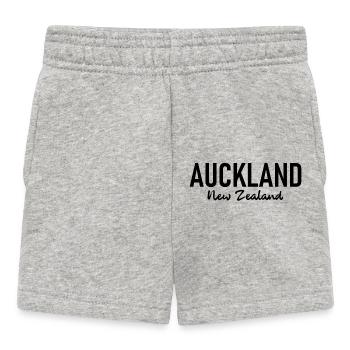 Auckland - New Zealand - Aotearoa - Maori - Kiwi - Baby Shorts - heather grey - Front