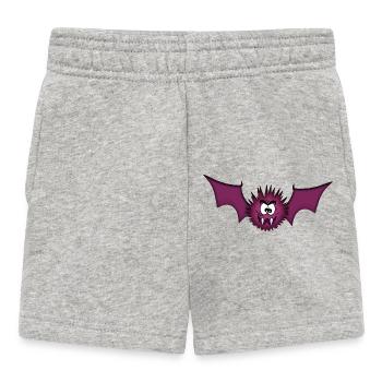 Chauve-souris vampire - Short Bébé - gris chiné - Devant