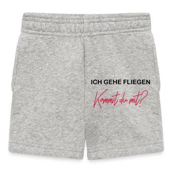 fly - Baby Shorts - heather grey - Front