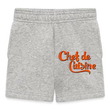 chef - Short Bébé - gris chiné - Devant
