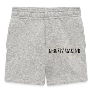 GEBURTSTAGSKIND - Baby Shorts - Grau meliert - Vorne
