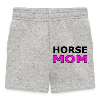 Cheval - Short Bébé - gris chiné - Devant