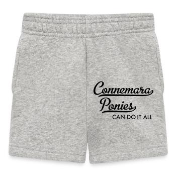 Connemara Pony - Baby Shorts - Grau meliert - Vorne