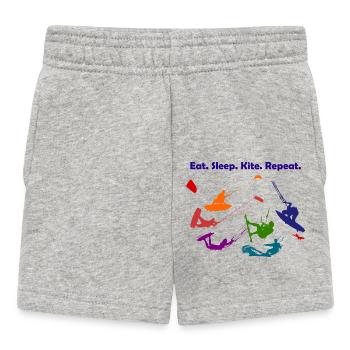 kite - Baby Shorts - heather grey - Front