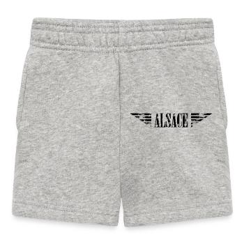 T-shirt Alsace Force - Short Bébé - gris chiné - Devant