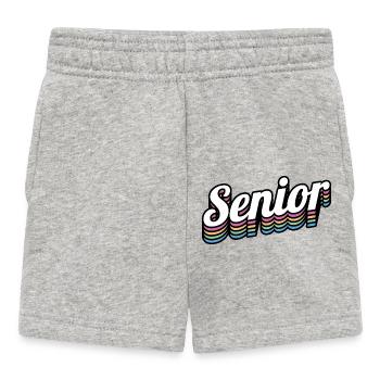 Senior - Student Class Retro Graduation Party Geschenk - Baby Shorts - Grau meliert - Vorne