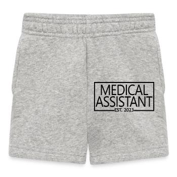 Medizinische Assistentin Est. 2023 Abschluss Gesundheitswesen - Baby Shorts - Grau meliert - Vorne